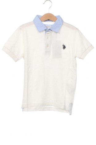 Детска тениска U.S. Polo Assn., Размер 6-7y/ 122-128 см, Цвят Бял, Цена 28,20 лв.
