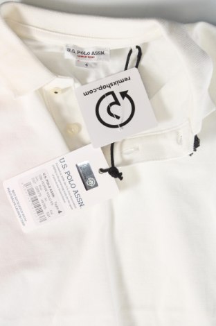 Παιδικό μπλουζάκι U.S. Polo Assn., Μέγεθος 4-5y/ 110-116 εκ., Χρώμα Λευκό, Τιμή 24,23 €