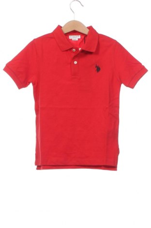 Dziecięcy T-shirt U.S. Polo Assn., Rozmiar 5-6y/ 116-122 cm, Kolor Czerwony, Cena 125,28 zł