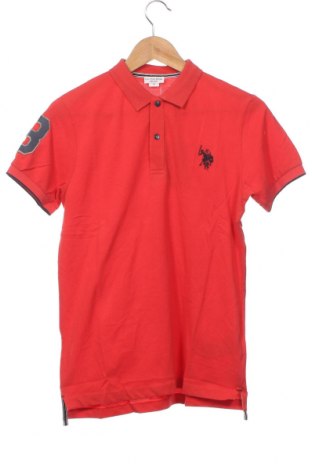 Παιδικό μπλουζάκι U.S. Polo Assn., Μέγεθος 15-18y/ 170-176 εκ., Χρώμα Κόκκινο, Τιμή 22,78 €