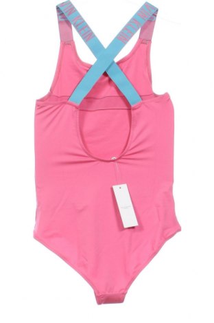 Детски бански Calvin Klein Swimwear, Размер 14-15y/ 168-170 см, Цвят Розов, Цена 124,16 лв.