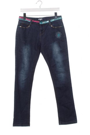 Dziecięce jeansy U Collection, Rozmiar 12-13y/ 158-164 cm, Kolor Niebieski, Cena 19,96 zł