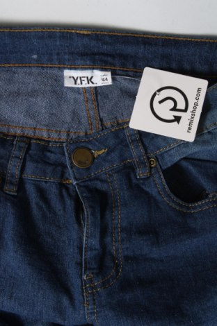 Dziecięce jeansy Y.F.K., Rozmiar 12-13y/ 158-164 cm, Kolor Niebieski, Cena 19,19 zł