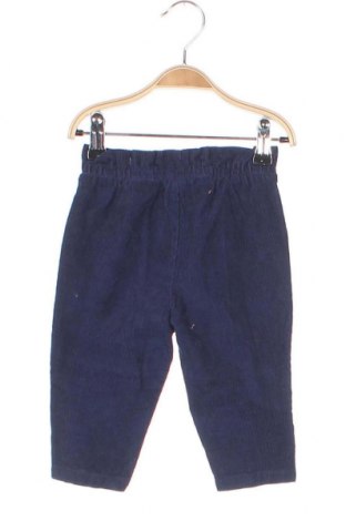 Pantaloni de catifea reiată, pentru copii, Mărime 9-12m/ 74-80 cm, Culoare Albastru, Preț 20,36 Lei