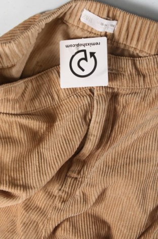 Pantaloni de catifea reiată, pentru copii Zara, Mărime 13-14y/ 164-168 cm, Culoare Bej, Preț 30,40 Lei
