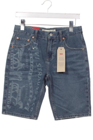 Pantaloni scurți pentru copii Levi's, Mărime 15-18y/ 170-176 cm, Culoare Albastru, Preț 96,00 Lei
