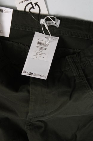 Pantaloni pentru copii Name It, Mărime 13-14y/ 164-168 cm, Culoare Verde, Preț 55,42 Lei