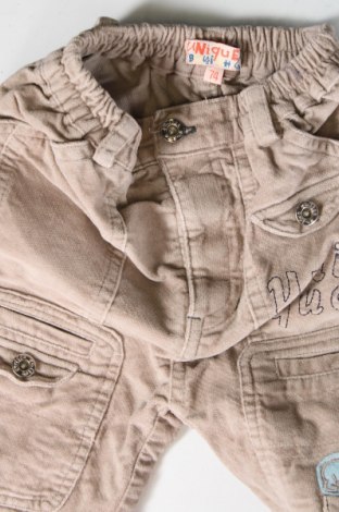 Детски панталон Unique, Размер 6-9m/ 68-74 см, Цвят Бежов, Цена 7,13 лв.