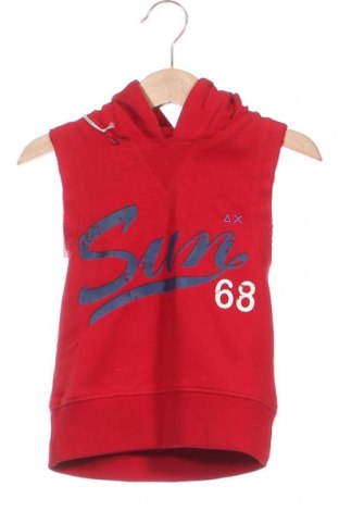 Μπλουζάκι αμάνικο παιδικό SUN68, Μέγεθος 2-3y/ 98-104 εκ., Χρώμα Κόκκινο, Τιμή 12,12 €