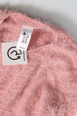 Детски пуловер Here+There, Размер 12-13y/ 158-164 см, Цвят Розов, Цена 11,70 лв.