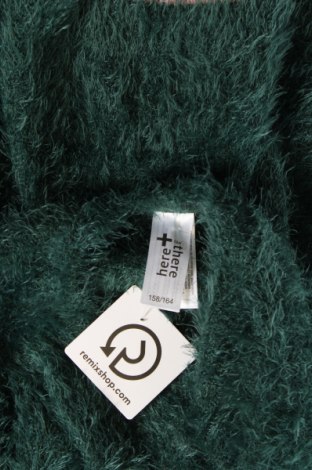 Pulover pentru copii Here+There, Mărime 12-13y/ 158-164 cm, Culoare Verde, Preț 78,95 Lei