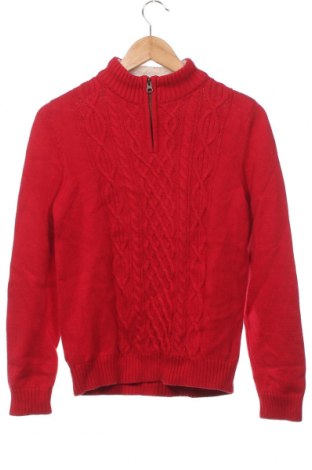 Детски пуловер Lands' End, Размер 11-12y/ 152-158 см, Цвят Червен, Цена 8,16 лв.