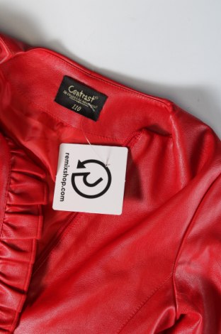 Dětská kožená bunda  Contrast, Velikost 3-4y/ 104-110 cm, Barva Červená, Cena  461,00 Kč