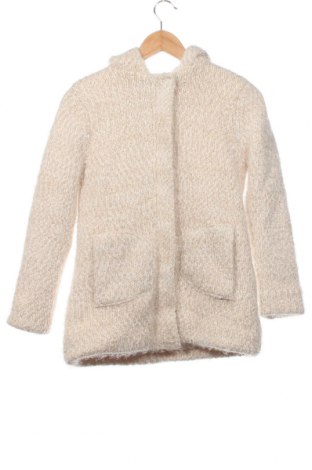 Детско палто Zara Knitwear, Размер 11-12y/ 152-158 см, Цвят Екрю, Цена 20,52 лв.