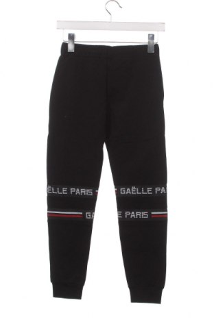 Pantaloni de trening, pentru copii Gaelle Paris, Mărime 11-12y/ 152-158 cm, Culoare Negru, Preț 213,00 Lei
