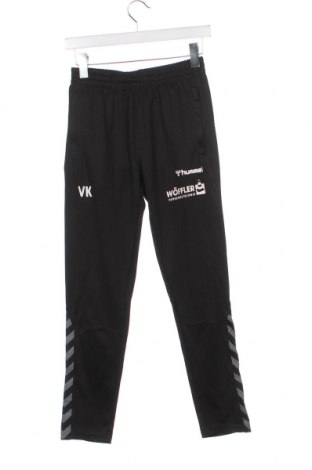 Pantaloni de trening, pentru copii Hummel, Mărime 13-14y/ 164-168 cm, Culoare Negru, Preț 29,57 Lei