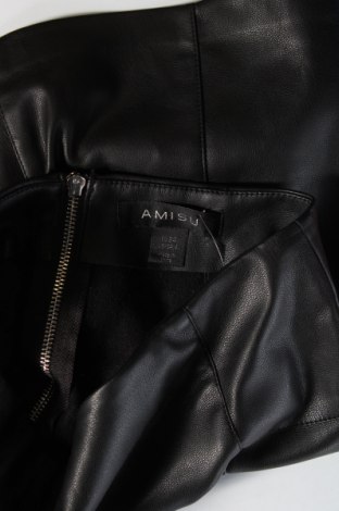 Δερμάτινη φούστα Amisu, Μέγεθος XS, Χρώμα Μαύρο, Τιμή 2,67 €