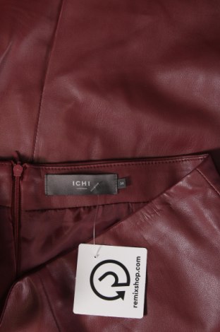 Δερμάτινη φούστα Ichi, Μέγεθος XS, Χρώμα Κόκκινο, Τιμή 3,77 €