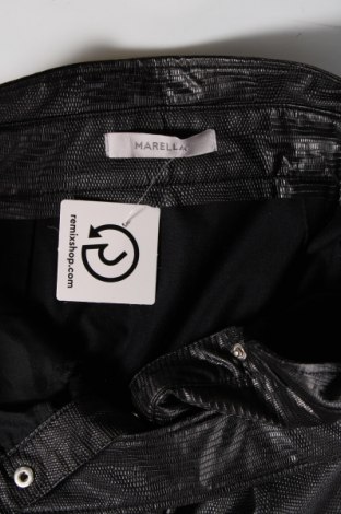 Δερμάτινη φούστα Marella, Μέγεθος L, Χρώμα Μαύρο, Τιμή 35,41 €