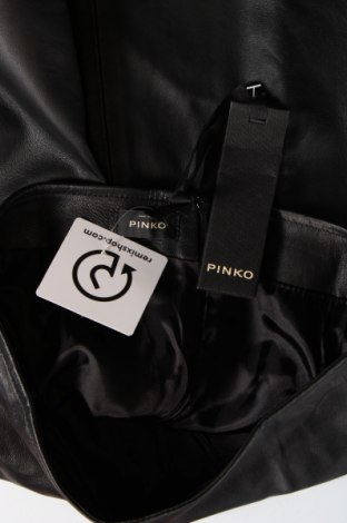 Δερμάτινη φούστα Pinko, Μέγεθος S, Χρώμα Μαύρο, Τιμή 165,57 €
