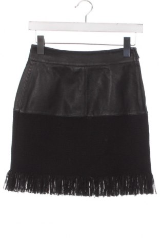 Δερμάτινη φούστα Pinko, Μέγεθος XS, Χρώμα Μαύρο, Τιμή 120,62 €