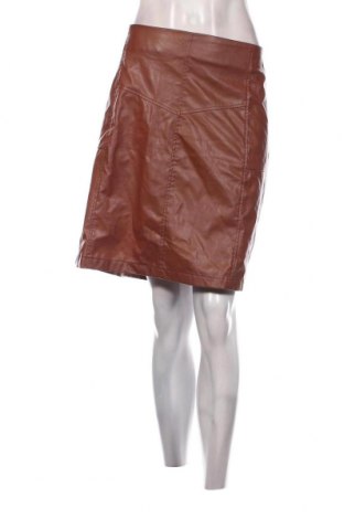 Δερμάτινη φούστα SHEIN, Μέγεθος XXL, Χρώμα Καφέ, Τιμή 4,13 €