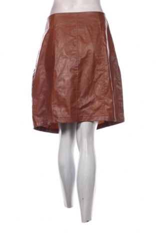 Δερμάτινη φούστα SHEIN, Μέγεθος XXL, Χρώμα Καφέ, Τιμή 3,23 €