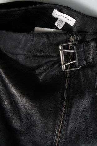 Kožená sukně  Topshop, Velikost XS, Barva Černá, Cena  1 387,00 Kč