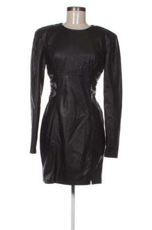 Δερμάτινο φόρεμα Bershka, Μέγεθος L, Χρώμα Μαύρο, Τιμή 6,28 €