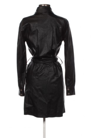 Δερμάτινο φόρεμα Fracomina, Μέγεθος S, Χρώμα Μαύρο, Τιμή 41,50 €