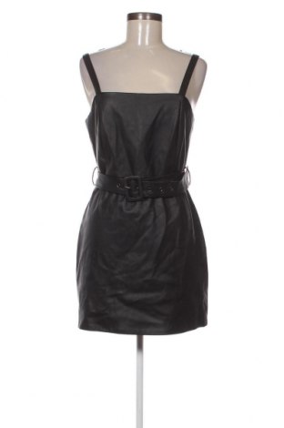 Δερμάτινο φόρεμα Pull&Bear, Μέγεθος L, Χρώμα Μαύρο, Τιμή 10,76 €