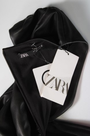 Kožené šaty  Zara, Veľkosť XS, Farba Čierna, Cena  34,69 €