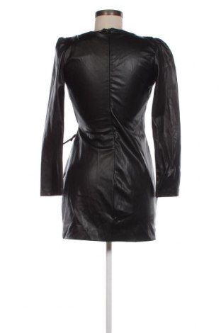 Кожена рокля Zara, Размер XS, Цвят Черен, Цена 14,40 лв.