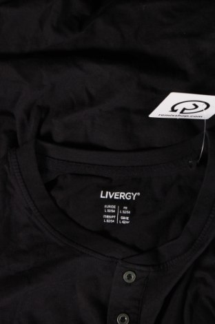Ανδρική μπλούζα Livergy, Μέγεθος L, Χρώμα Μαύρο, Τιμή 11,75 €