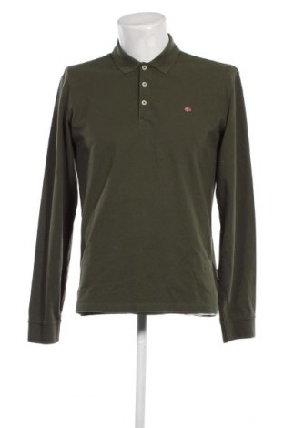 Ανδρική μπλούζα Napapijri, Μέγεθος L, Χρώμα Πράσινο, Τιμή 68,00 €