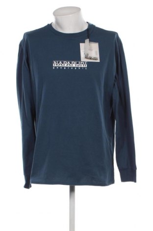 Ανδρική μπλούζα Napapijri, Μέγεθος L, Χρώμα Μπλέ, Τιμή 48,00 €