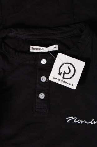 Ανδρική μπλούζα Nominal, Μέγεθος M, Χρώμα Μαύρο, Τιμή 4,08 €