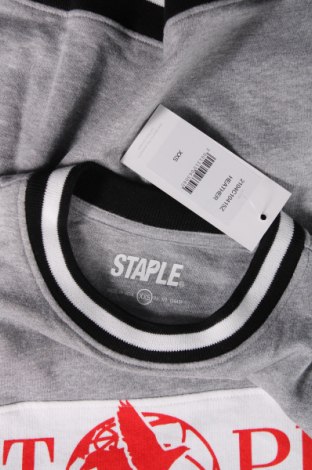 Ανδρική μπλούζα Staple, Μέγεθος XXS, Χρώμα Γκρί, Τιμή 3,59 €