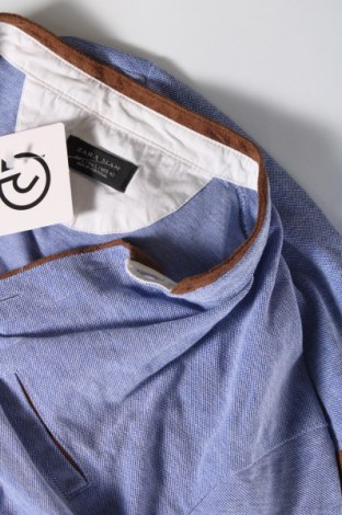 Bluză de bărbați Zara Man, Mărime L, Culoare Albastru, Preț 49,34 Lei