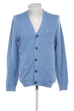 Jachetă tricotată de bărbați Bpc Bonprix Collection, Mărime M, Culoare Albastru, Preț 39,95 Lei