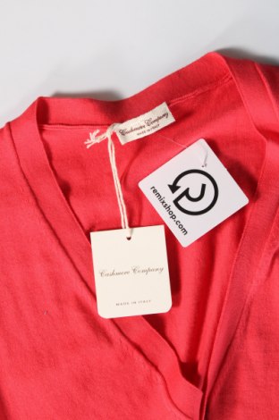 Herren Strickjacke Cashmere Company, Größe XL, Farbe Rot, Preis 31,50 €