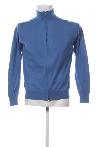 Jachetă tricotată de bărbați Cashmere Company, Mărime L, Culoare Albastru, Preț 245,03 Lei