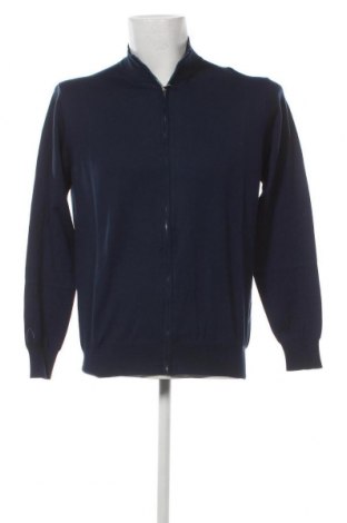 Herren Strickjacke Cashmere Company, Größe XL, Farbe Blau, Preis 39,38 €