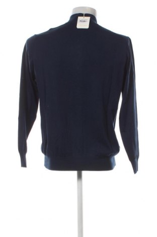 Jachetă tricotată de bărbați Cashmere Company, Mărime XL, Culoare Albastru, Preț 358,13 Lei