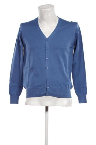 Jachetă tricotată de bărbați Cashmere Company, Mărime M, Culoare Albastru, Preț 251,32 Lei