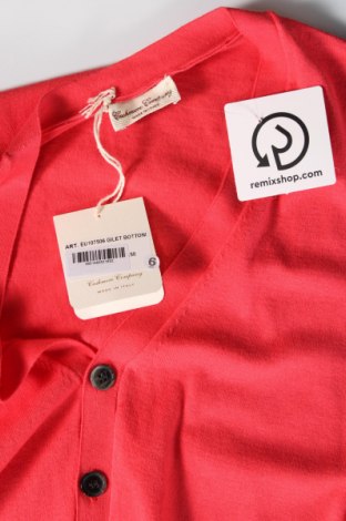 Herren Strickjacke Cashmere Company, Größe L, Farbe Rot, Preis € 14,77