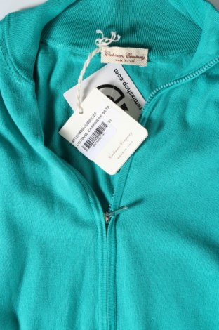 Jachetă tricotată de bărbați Cashmere Company, Mărime L, Culoare Albastru, Preț 339,28 Lei