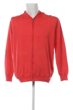 Herren Strickjacke Cashmere Company, Größe XL, Farbe Rot, Preis 26,58 €