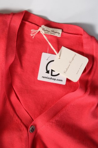 Herren Strickjacke Cashmere Company, Größe M, Farbe Rot, Preis € 14,77