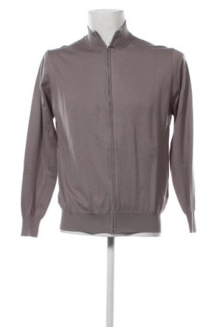 Jachetă tricotată de bărbați Cashmere Company, Mărime L, Culoare Gri, Preț 282,73 Lei